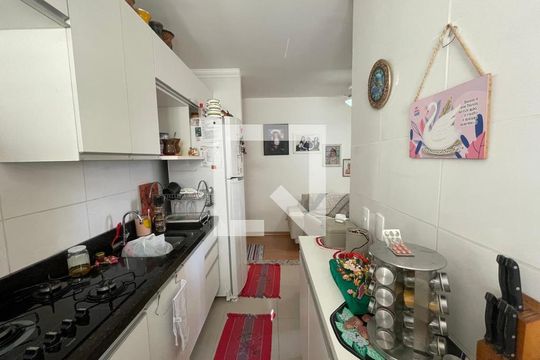 Cozinha de apartamento à venda com 2 quartos, 44m² em Vila Rosa, Novo Hamburgo