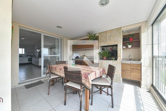 Varanda da Sala de apartamento à venda com 4 quartos, 220m² em Vila Cruzeiro, São Paulo