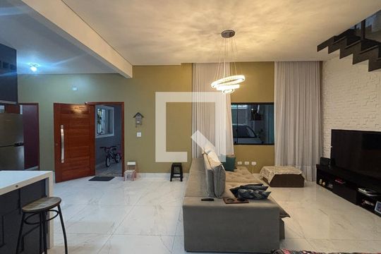 Sala - Sala de Jantar de casa à venda com 4 quartos, 225m² em Vila Alzira, Santo André