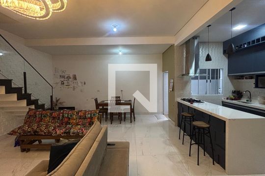 Sala - Sala de Jantar de casa à venda com 4 quartos, 225m² em Vila Alzira, Santo André