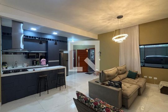 Sala - Sala de Jantar de casa à venda com 4 quartos, 225m² em Vila Alzira, Santo André