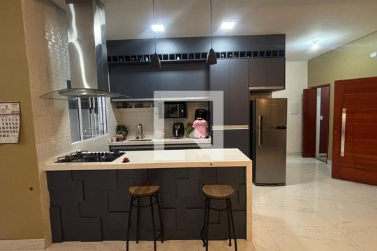 Sala - Sala de Jantar - Cozinha de casa à venda com 4 quartos, 225m² em Vila Alzira, Santo André