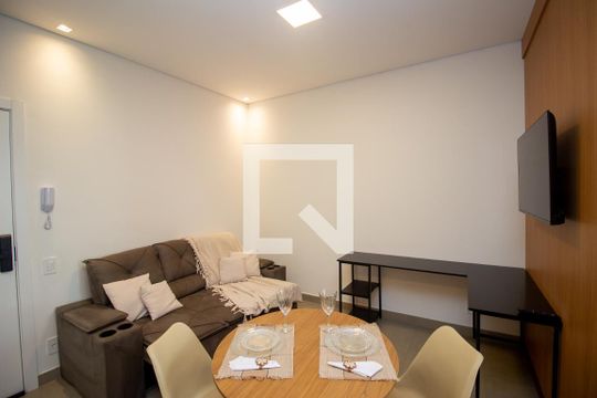 Sala / Cozinha de apartamento à venda com 1 quarto, 32m² em Beatriz, Contagem
