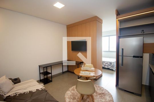 Sala / Cozinha de apartamento à venda com 1 quarto, 32m² em Beatriz, Contagem