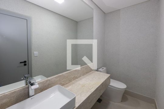 Lavabo da Sala 1 de casa de condomínio à venda com 6 quartos, 480m² em Alphaville - Lagoa dos Ingleses, Nova Lima