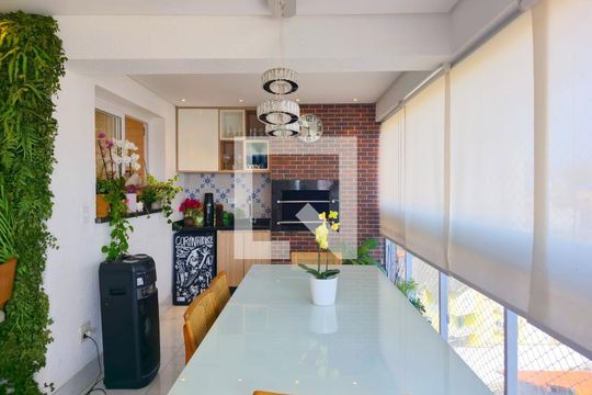 Varanda da Sala de apartamento à venda com 3 quartos, 159m² em Vila Rosalia, Guarulhos