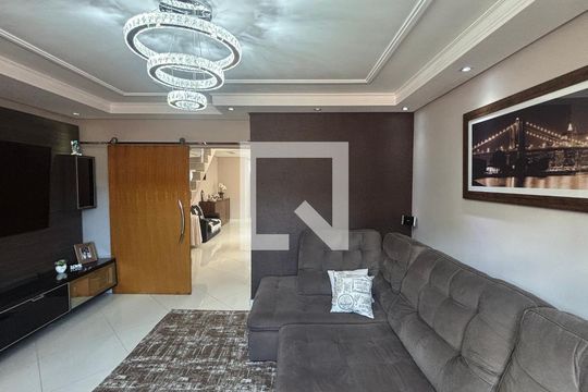Sala - Sala de Jantar de casa à venda com 3 quartos, 225m² em Jardim Santo André, Santo André