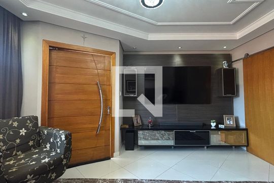 Sala - Sala de Jantar de casa à venda com 3 quartos, 225m² em Jardim Santo André, Santo André