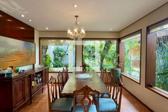 Sala de Jantar de casa à venda com 4 quartos, 397m² em Alto de Pinheiros, São Paulo