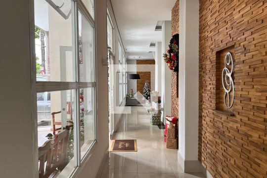 Área comum de apartamento para alugar com 2 quartos, 90m² em Campo Grande, Santos