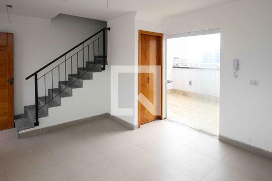 Sala e Cozinha de apartamento à venda com 2 quartos, 45m² em Cidade Patriarca, São Paulo