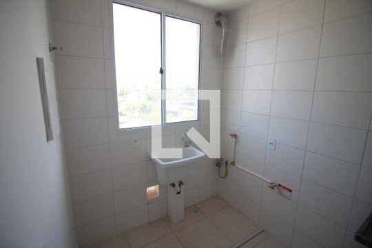 Cozinha e Área de Serviço de apartamento à venda com 2 quartos, 48m² em Novo Riacho, Contagem