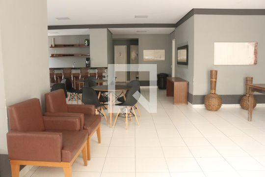 Área comum - Salão de festas de apartamento para alugar com 3 quartos, 82m² em Mauá, São Caetano do Sul