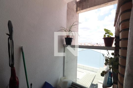 Varanda da Sala de apartamento à venda com 2 quartos, 62m² em Vila Metalúrgica, Santo André