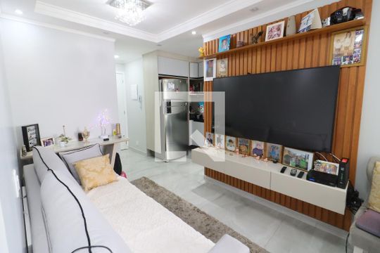 Sala de apartamento à venda com 2 quartos, 59m² em Jardim das Flores, Osasco