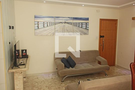 Sala de apartamento para alugar com 3 quartos, 210m² em Ponta da Praia, Santos