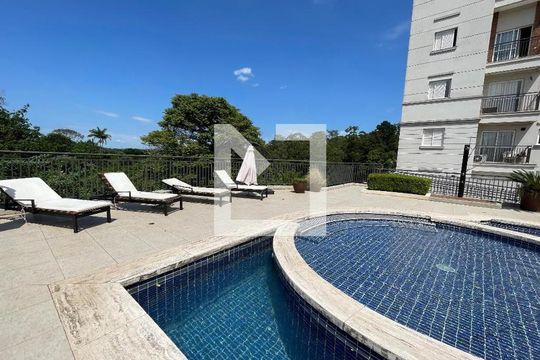 Área comum - Piscina de casa de condomínio para alugar com 1 quarto, 42m² em Granja Viana, Cotia