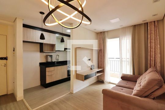 Sala  de apartamento à venda com 2 quartos, 56m² em Planalto, São Bernardo do Campo