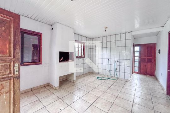 Sala/Cozinha de casa de condomínio à venda com 2 quartos, 200m² em Campo Novo, Porto Alegre