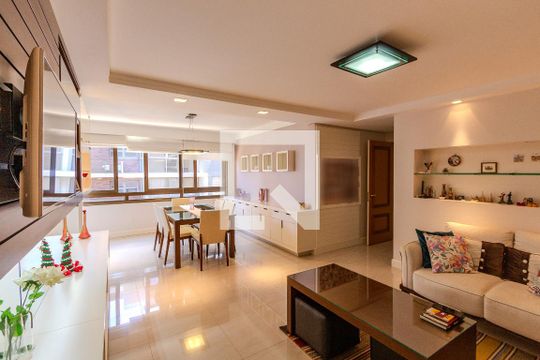 Sala de apartamento à venda com 3 quartos, 133m² em Tristeza, Porto Alegre