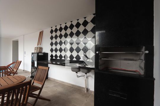 Área comum - Churrasqueira de kitnet/studio à venda com 1 quarto, 32m² em Vila Ema, São Paulo