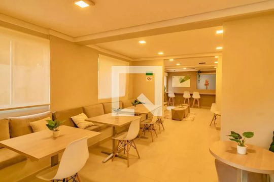 Área comum - Salão de festas de apartamento à venda com 2 quartos, 34m² em Jardim Itacolomi, São Paulo