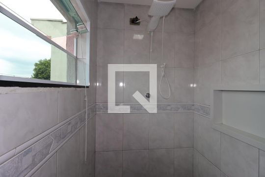 Banheiro da Suíte - Box de casa à venda com 3 quartos, 80m² em Jardim Santo Alberto, Santo André