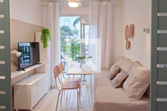 Sala de apartamento à venda com 1 quarto, 27m² em Vila Butantã, São Paulo