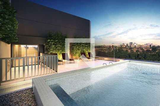 Área comum de kitnet/studio para alugar com 1 quarto, 25m² em Sumarezinho, São Paulo