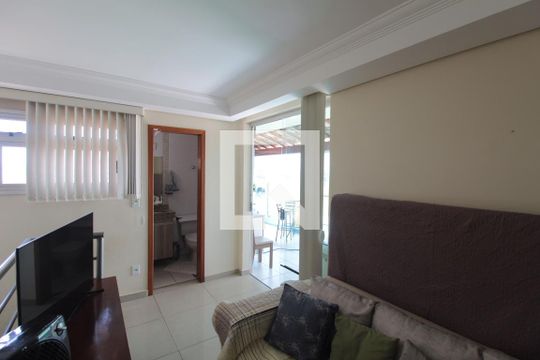 Sala de apartamento à venda com 3 quartos, 120m² em Rio Branco, Belo Horizonte