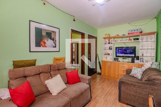 Sala de apartamento à venda com 1 quarto, 43m² em Jardim Floresta, Porto Alegre
