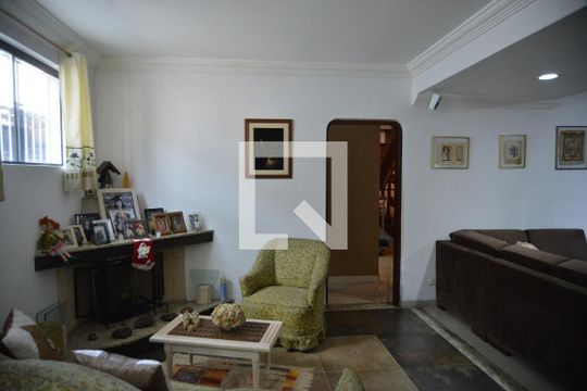 Sala de casa à venda com 3 quartos, 230m² em Vila Homero Thon, Santo André