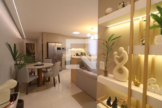 Sala detalhe de apartamento à venda com 1 quarto, 90m² em Centro, Novo Hamburgo