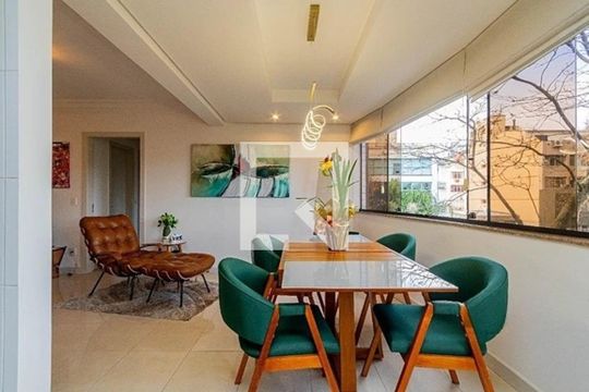 Varanda da Sala  de apartamento para alugar com 2 quartos, 80m² em Petrópolis, Porto Alegre