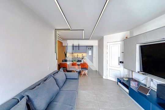 Sala de apartamento à venda com 2 quartos, 93m² em Vila Gomes Cardim, São Paulo