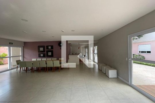 Área comum - Salão de festas de apartamento para alugar com 1 quarto, 45m² em Bairro Nakamura Park, Cotia
