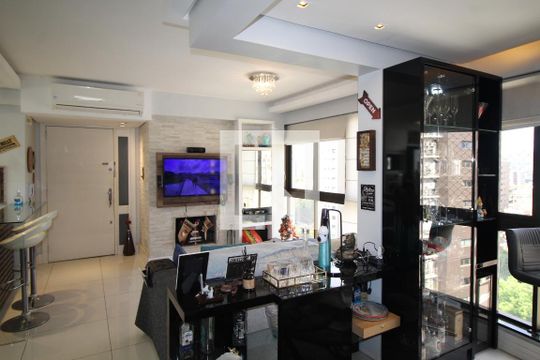 Sala de apartamento à venda com 2 quartos, 82m² em Três Figueiras, Porto Alegre