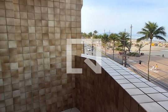 varanda de apartamento para alugar com 2 quartos, 70m² em Nova Mirim, Praia Grande