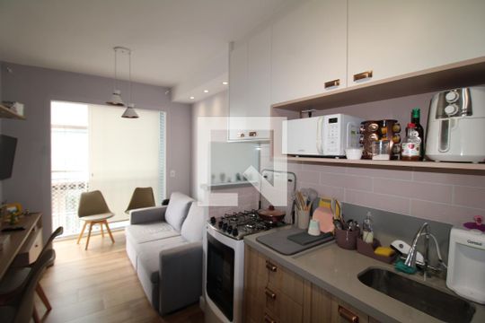 Sala / Cozinha de apartamento à venda com 1 quarto, 31m² em Casa Verde, São Paulo