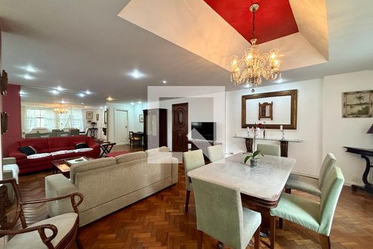 Sala de apartamento para alugar com 3 quartos, 150m² em Copacabana, Rio de Janeiro