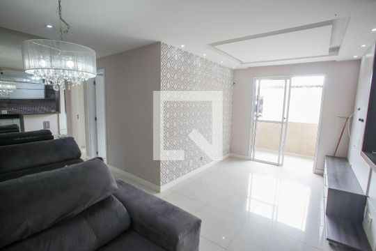 Sala de apartamento à venda com 3 quartos, 74m² em Taquara, Rio de Janeiro