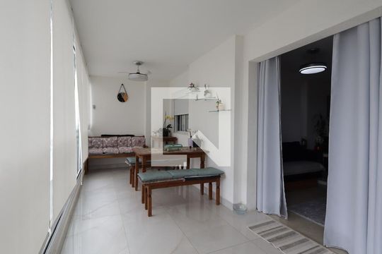 Varanda da Sala de apartamento à venda com 4 quartos, 125m² em Jardim Vazani, São Paulo