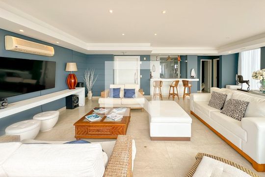Sala de TV de apartamento para alugar com 4 quartos, 423m² em Canasvieiras, Florianópolis