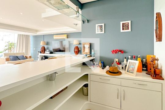 Cozinha de apartamento para alugar com 4 quartos, 423m² em Canasvieiras, Florianópolis