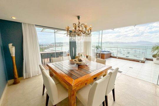 Sala de Jantar de apartamento para alugar com 4 quartos, 423m² em Canasvieiras, Florianópolis