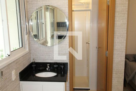 Quarto / Banheiro de apartamento para alugar com 1 quarto, 40m² em Altos do Esplanada, São José dos Campos