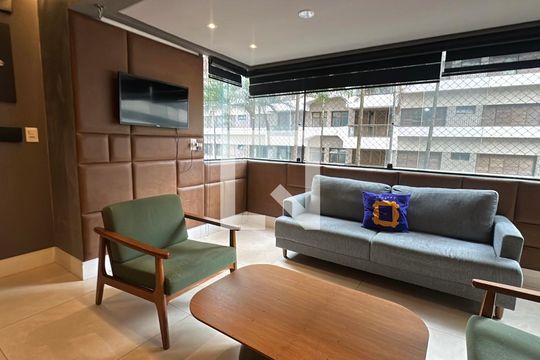 Sala de apartamento à venda com 3 quartos, 177m² em Alphaville Industrial, Barueri