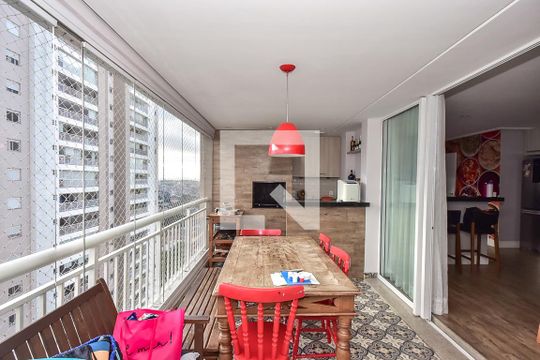 Varanda de apartamento à venda com 3 quartos, 141m² em Jardim Colombo, São Paulo