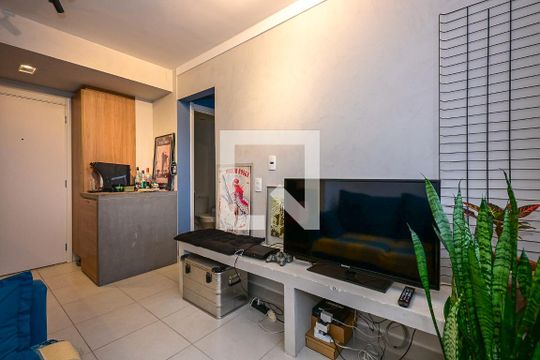 Sala de apartamento para alugar com 2 quartos, 33m² em Jardim Celeste, São Paulo