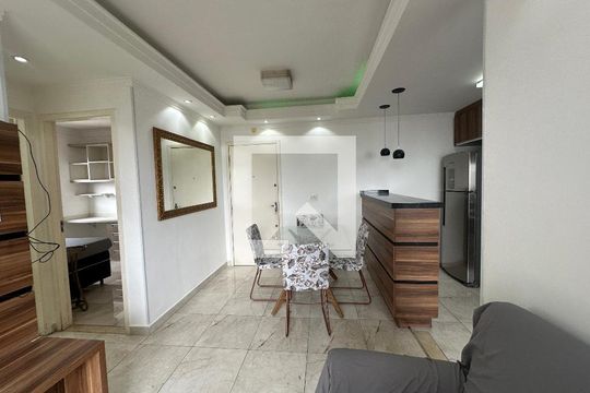 Sala de apartamento para alugar com 2 quartos, 55m² em Parque Viana, Barueri